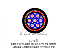 KVVP控制電纜結構圖